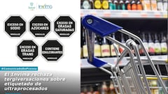 El Instituto Nacional de Vigilancia de Medicamentos y Alimentos reiteró su respaldo a los cambios en el etiquetado de ultraprocesados y su papel técnico para garantizar información veraz al consumidor.