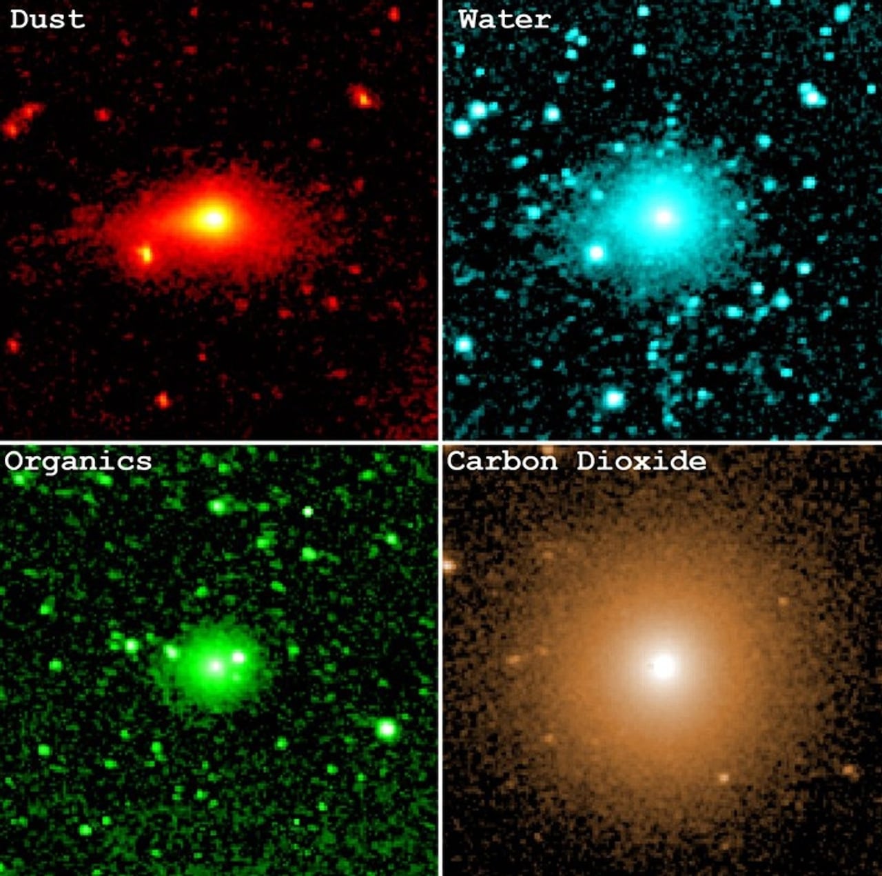 Científicos detectaron compuestos orgánicos en un cometa, aunque podrían formarse sin vida.