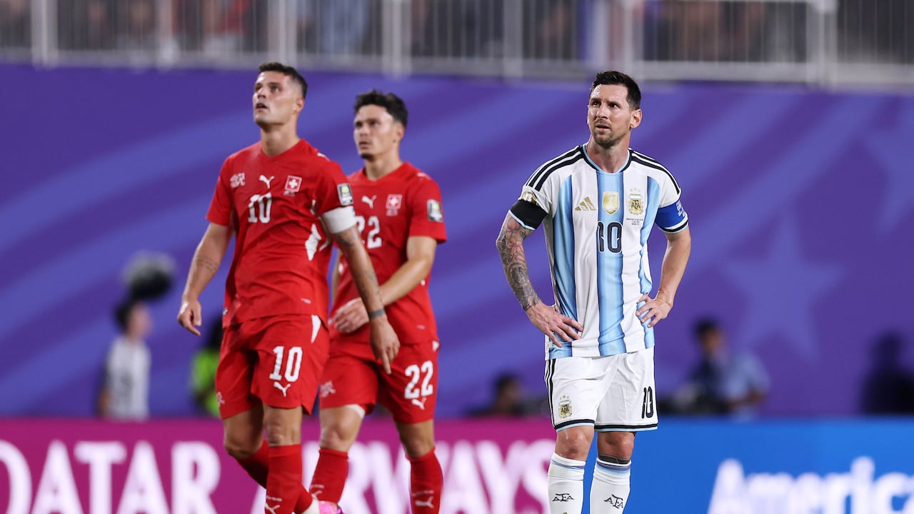Imagen del partido de cuartos de final de la Copa del Mundo 2026 entre la Selección de Argentina y Suiza.