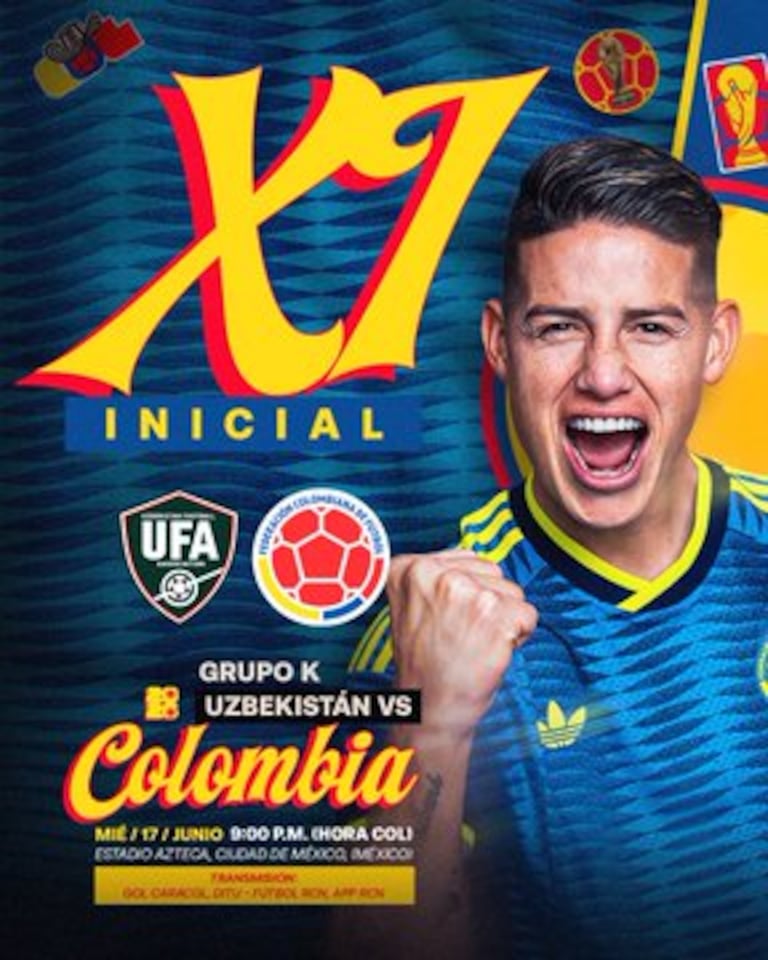 Néstor Lorenzo definió el once inicial con James Rodríguez como capitán y Luis Díaz como principal carta ofensiva para el estreno de la Tricolor en la Copa del Mundo.