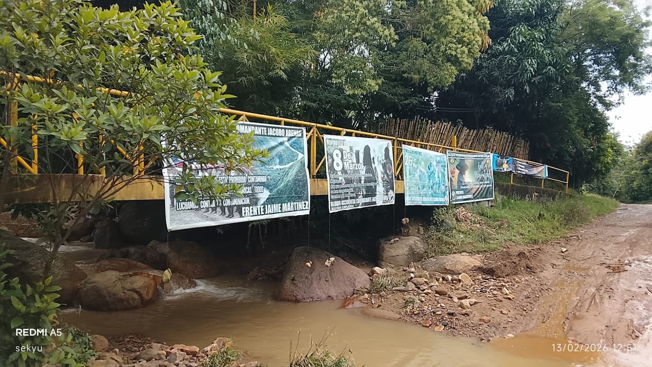Avisos de la estructura Jaime Martínez, de las disidencias de las FARC, en Jamundí.