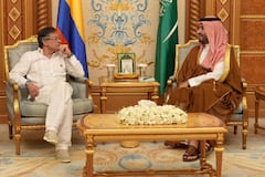 El presidente Gustavo Petro durante su visita a Arabia Saudita, donde anunció la certificación Halal para el café y el cacao colombiano.