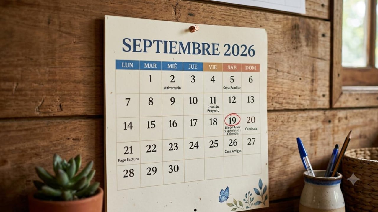 En Colombia el mes de septiembre no tiene días festivos.