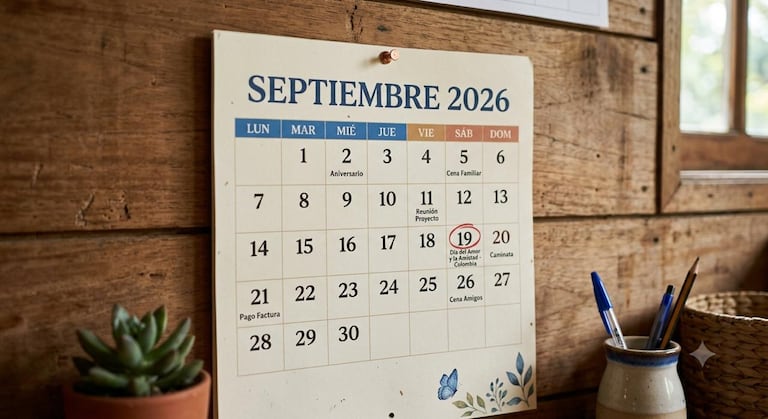 En Colombia el mes de septiembre no tiene días festivos.