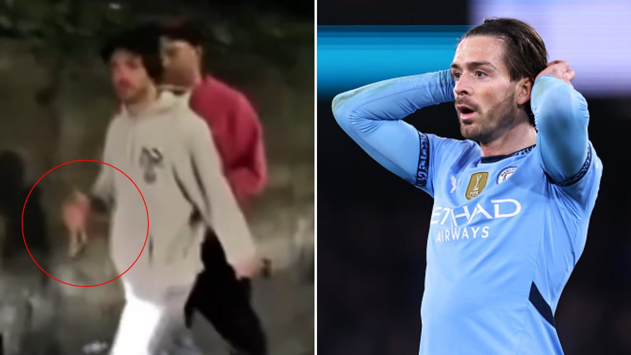 Jack Grealish fue visto alicorado en Inglaterra