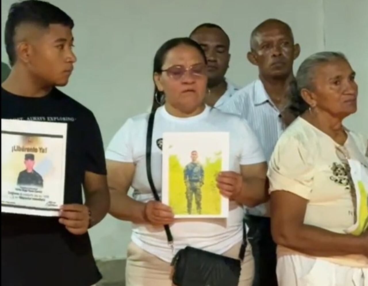 Desde el norte del país, los familiares del soldado profesional Víctor Hugo Yepes piden su pronto regreso a casa luego de ser secuestrado por las disidencias de las Farc.