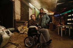 Adriana Barraza y Erik Agray interpretan a Alicia y a Alirio, los protagonistas de la película Volar.