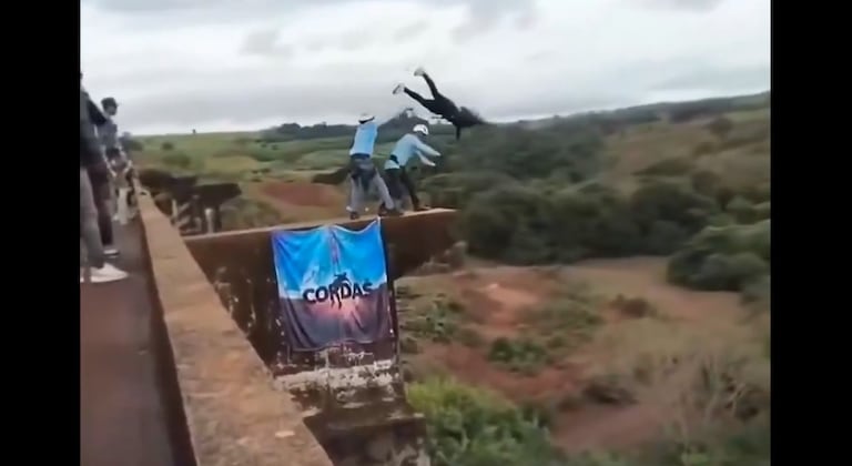 Accidente salto Brasil
