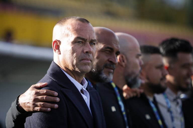 Rafael Dudamel dirigiendo al Deportivo Pereira en este 2025.