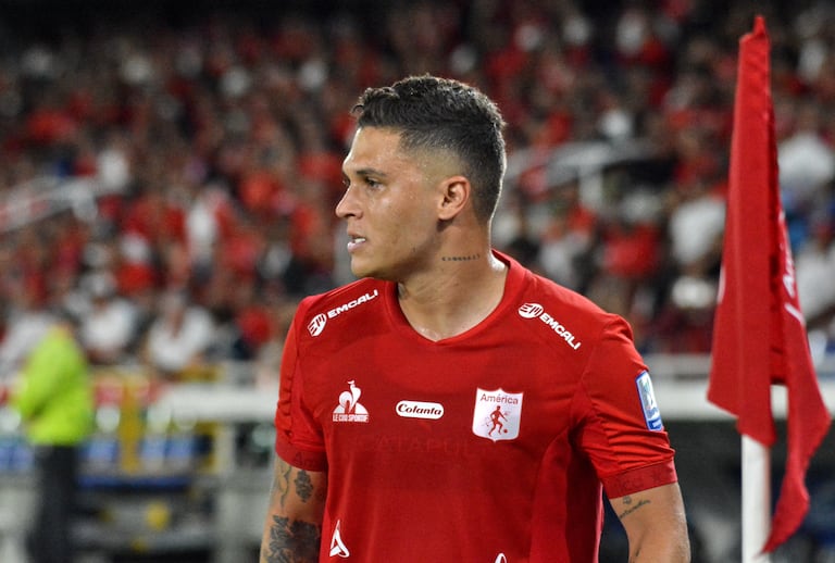 Juan Fernando Quintero Paniagua, futbolista profesional colombiano que juega en el club América de Cali. Foto Jorge Orozco / El País