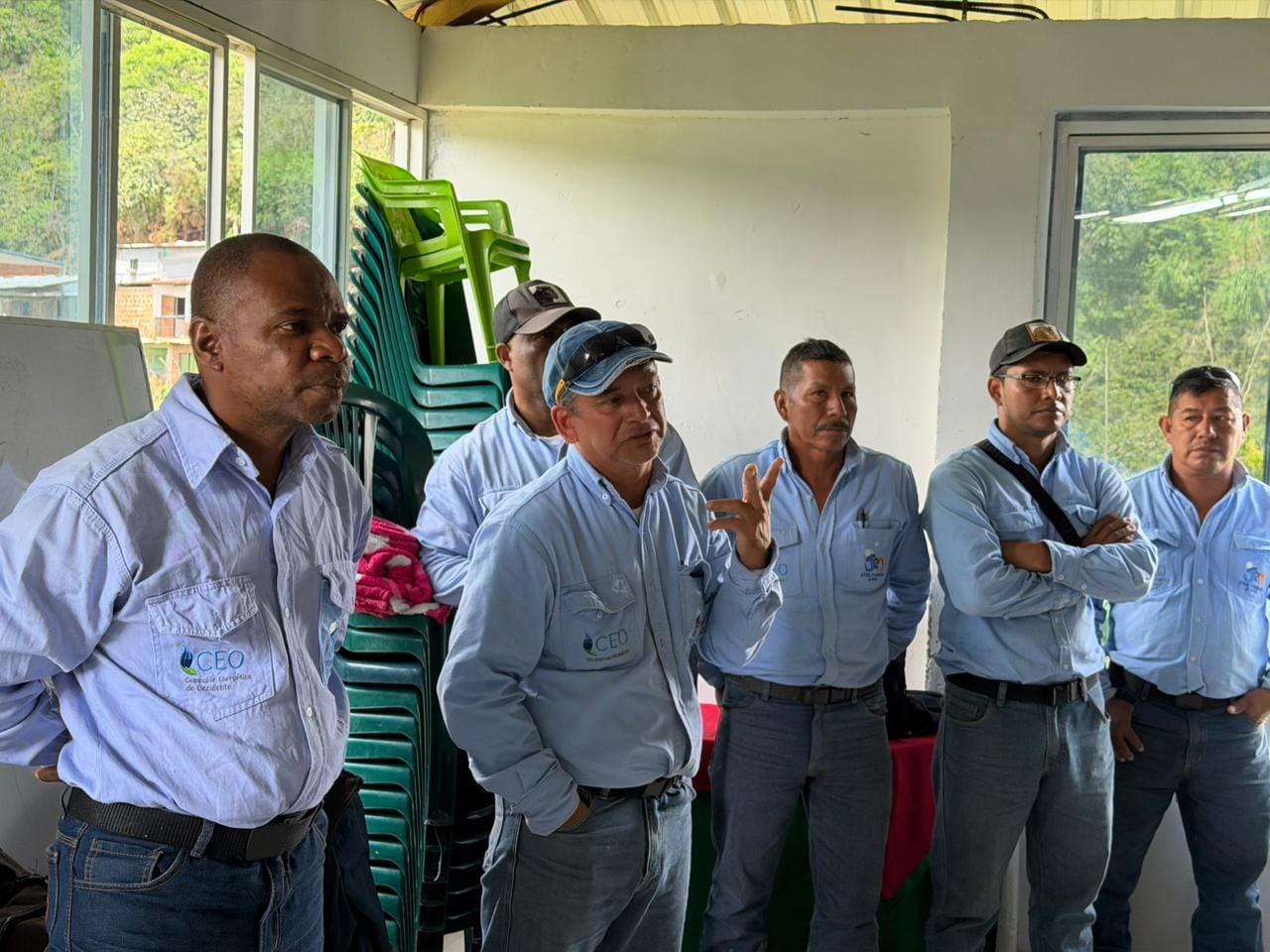 Los trabajadores se encontraban bajo la protección de la Guardia Indígena del Resguardo Indígena Nasa Cerro Tijeras, luego de haber sido rescatados el pasado martes 17 de febrero.