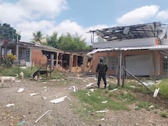 Ataque a la fuerza pública en Robles, Jamundí, jueves 9 de octubre de 2025.