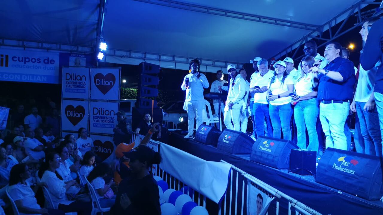 Cierre de campaña a la alcaldía de Cali de Roberto Ortiz