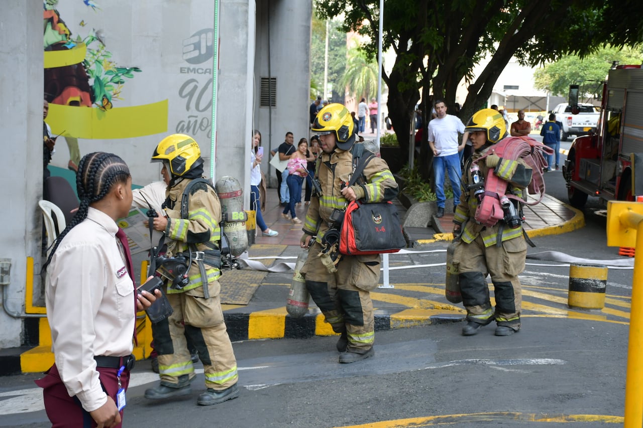 Simulacro de evacuación Cali
