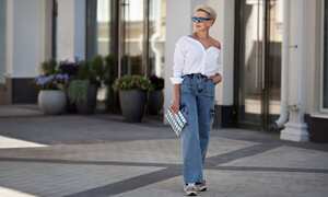 Blusas para jeans acampanados.