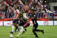 Imagen del partido entre Junior de Barranquilla y América de Cali por la fecha 7 del primer semestre de la Liga Colombiana 2026.