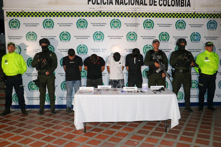 Capturados en una 'narcofiesta'.