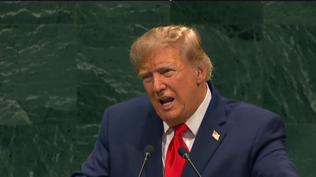 Declaración de Donald Trump en la ONU