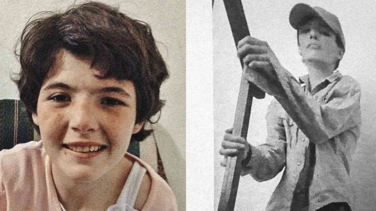 Helene Laserna en su infancia