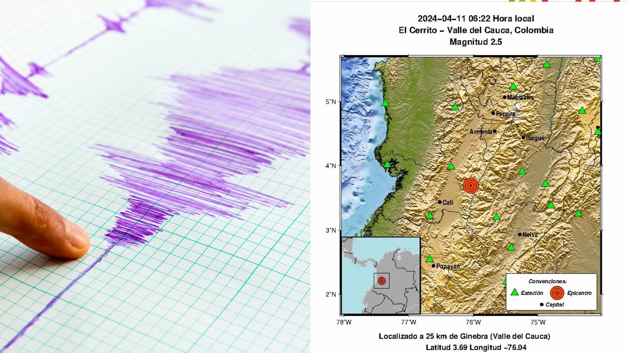 El epicentro fue en El Cerrito, Valle.