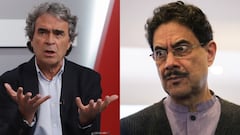 De izquierda a derecha: Sergio Fajardo e Iván Cepeda.