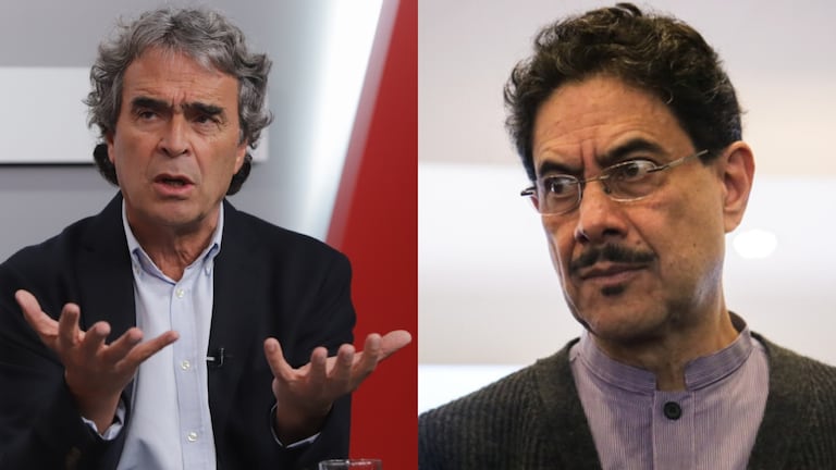 De izquierda a derecha: Sergio Fajardo e Iván Cepeda.