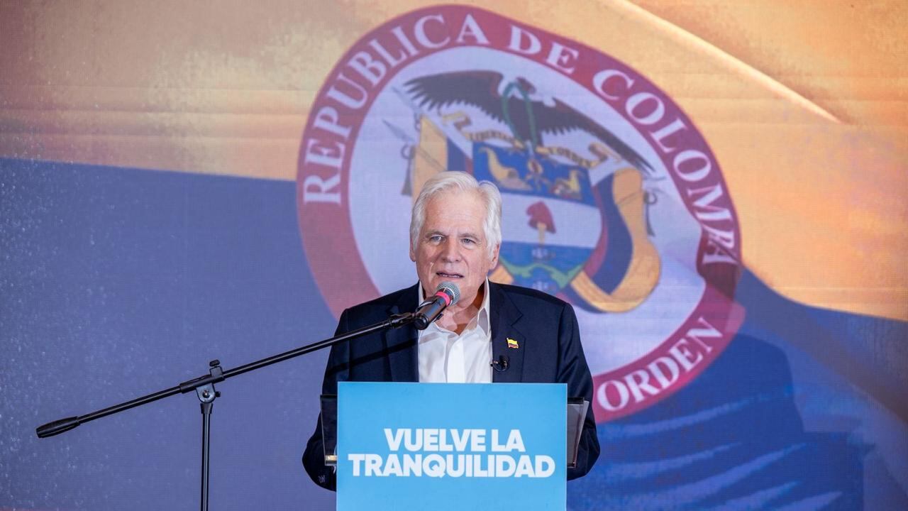 Precandidato presidencial Miguel Uribe en Cali.