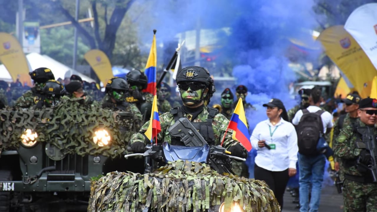 Desfile militar en Cali del 20 de julio del 2026.