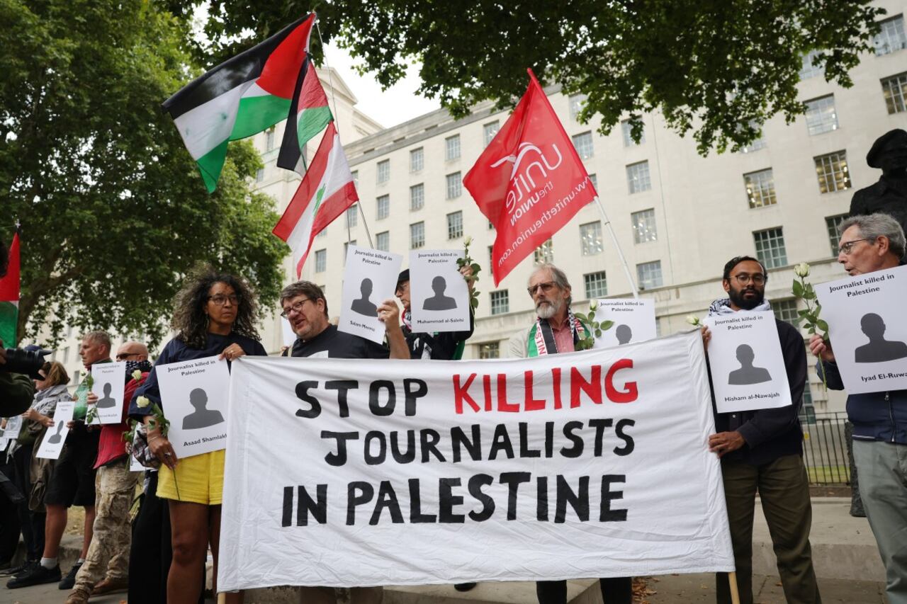 Periodistas en Reino Unido