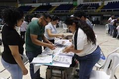 Elecciones 2026 preconteo de votos en el coliseo del pueblo