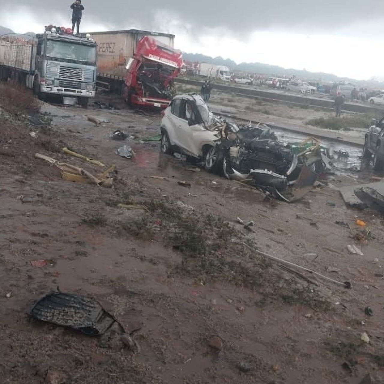 Avión accidentado en Bolivia.