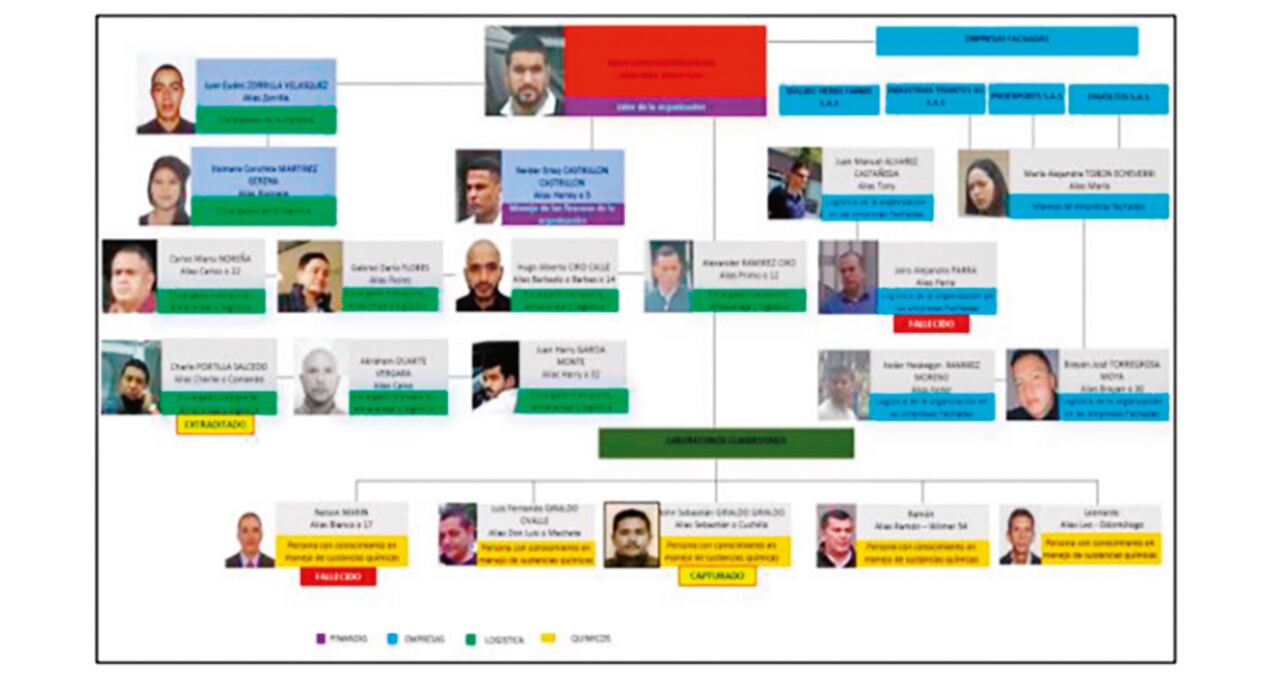 Una red de 22 narcos, con empresas legalmente constituidas, contaminaba cargamentos de fruta con cocaína.