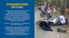 La Secretaría de Movilidad de Cali emitió un pronunciamiento oficial frente al grave caso de intolerancia vial que generó indignación en la ciudad, que causó la muerte de un motociclista.
