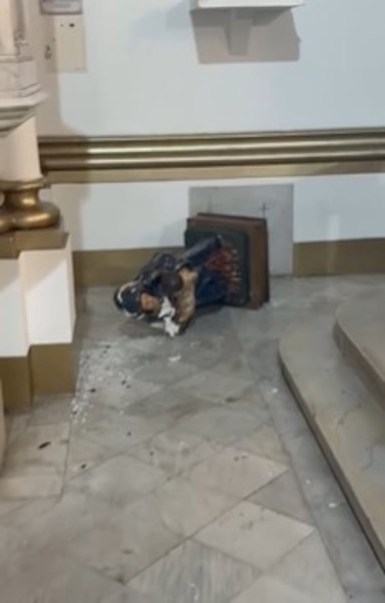 Daños en la Iglesia La Ermita
