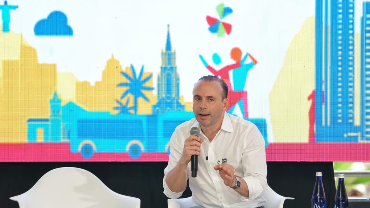 Alejandro Eder, alcalde Cali, en su rendición de cuentas.