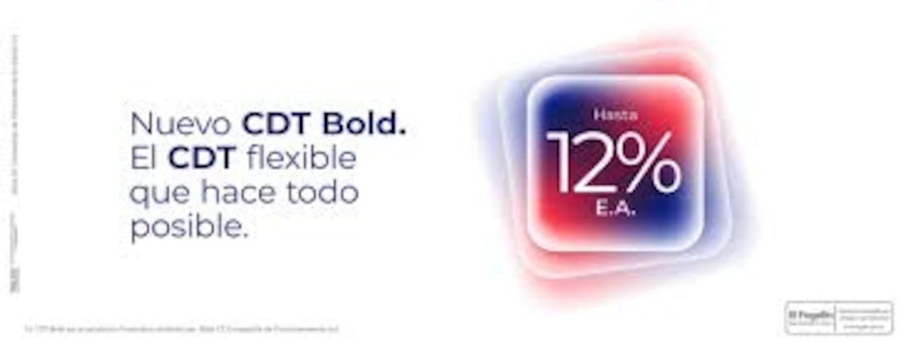 Bold lanzó el nuevo CDT virtual flexible.