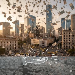 El Gobierno Nacional ha incrementado su gasto público, hecho que cuestionan sectores de la oposición. Foto: creada con Gemini AI