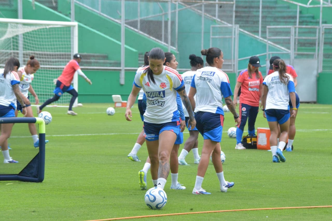 El Estadio Palmaseca fue el escenario que recibió el más reciente entrenamiento de la Selección Colombia Femenina.