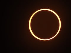 Este es el momento exacto dónde la luna eclipsa el sol, los asistentes vivieron un momento histórico al ser testigos de un de los momentos más bellos del universo en el desierto de la Tatacoa en el Huila. Fotos Jorge Orozco / El País de cali.