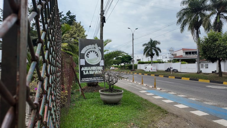 En el predio funcionaba un reconocido vivero del sector.
