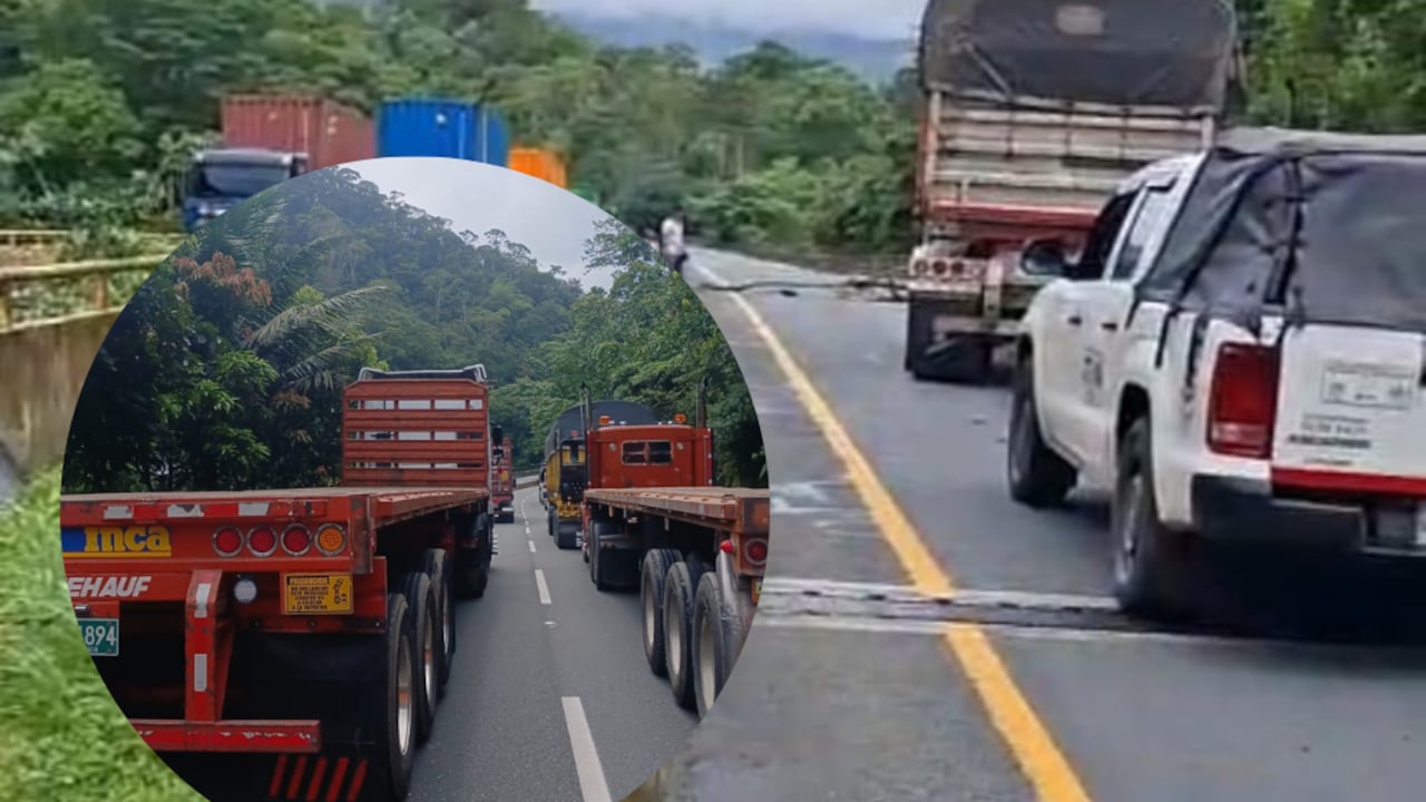 La vía fue desbloqueada en horas de la noche de este jueves según lo informó la concesionaria Unión Vial Camino del Pacífico.
