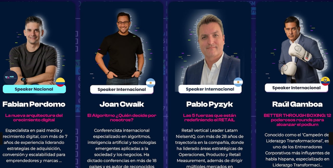 Algunos de los invitados a Retail del futuro, evento de Fenalco Valle.