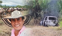 El cuerpo de Gildardo 'Tato' Peña fue encontrado en zona rural de Sevilla. Su vehículo fue incinerado.
