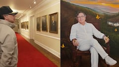 Petro compartió el retrato oficial que hará parte de la galería de presidentes en la Casa de Nariño
