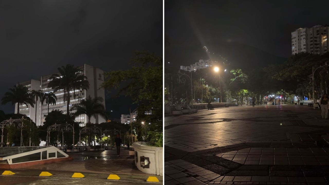 Algunas luminarias del sector del Puente Ortiz presentan daños por vandalismo, situación que ha generado zonas con poca iluminación en este emblemático punto del centro de Cali.