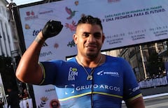 Francisco Sanclemente tras su actuación en la Maratón de Ciudad de México 2026.