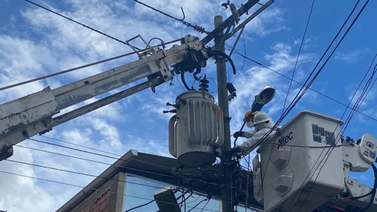 Trabajos de acueducto y energía Emcali