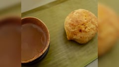 El pandebono de gallina que se volvió viral en Cali.