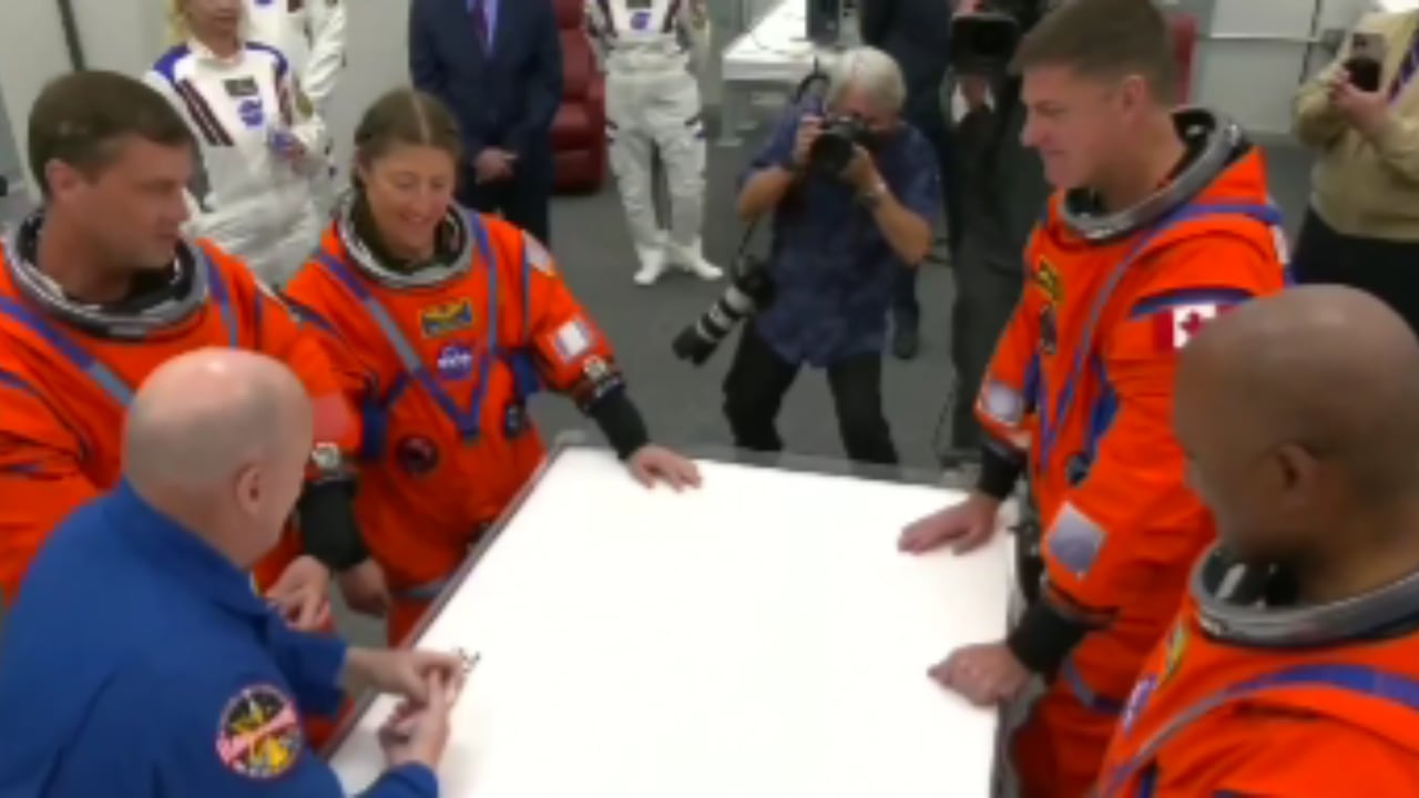 Reid Wiseman, Victor Glover, Christina Koch y Jeremy Hansen, quienes protagonizan este viaje histórico.