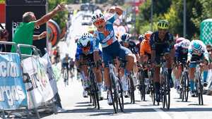 Imagen de Pavel Bittner, ganador de la quinta etapa en la Vuelta a España 2024.